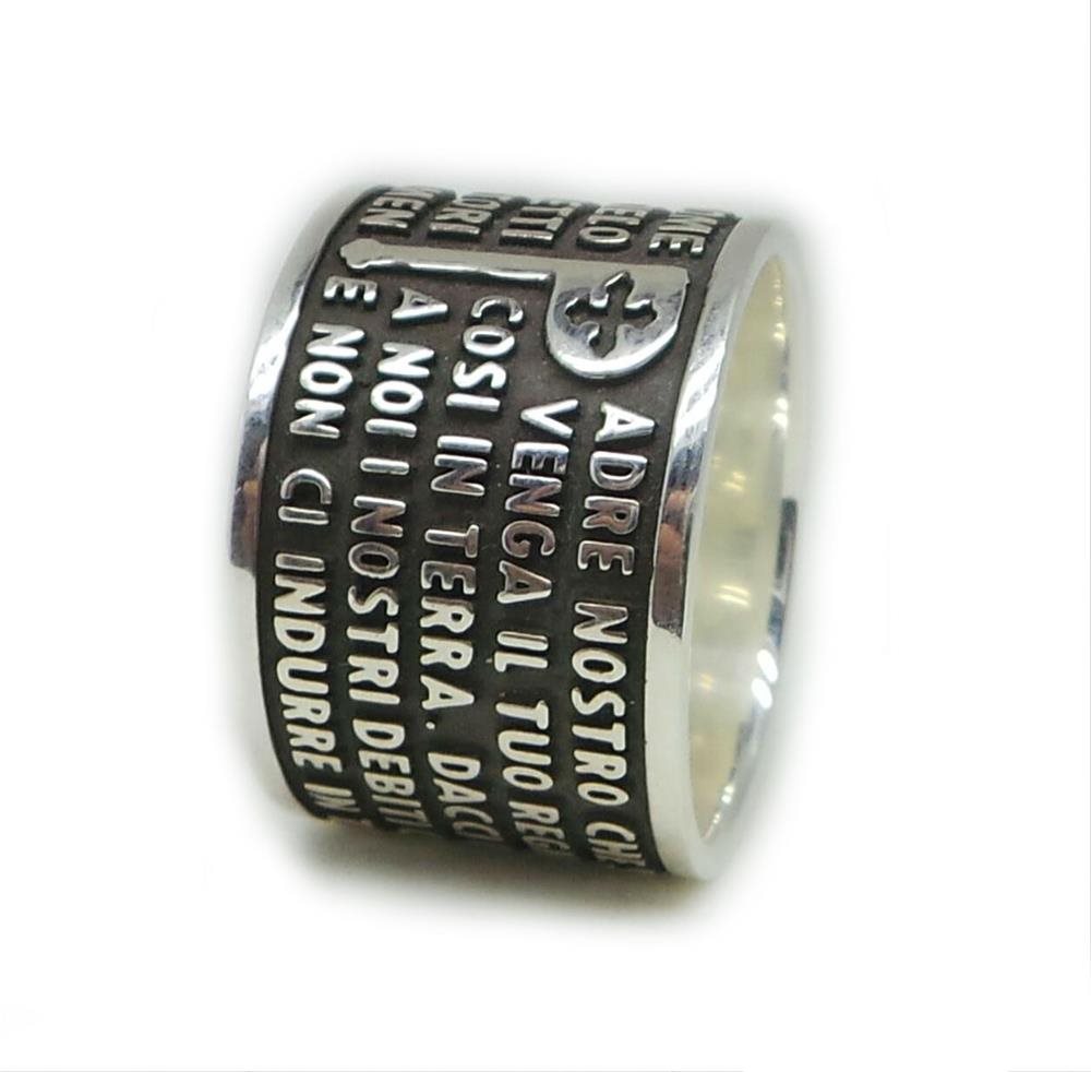 Oiritaly Ring Man Tuum ORIGI090A00 14 Silver